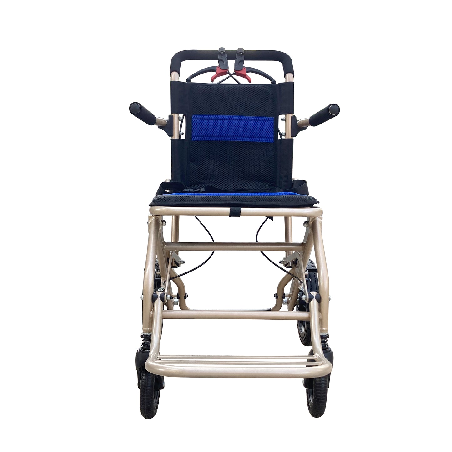 ULTRALIGHT ALUMINUM FOLDING MANUAL WHEELCHAIRS 16" WIDE SEAT (MAX 265 LBS.)