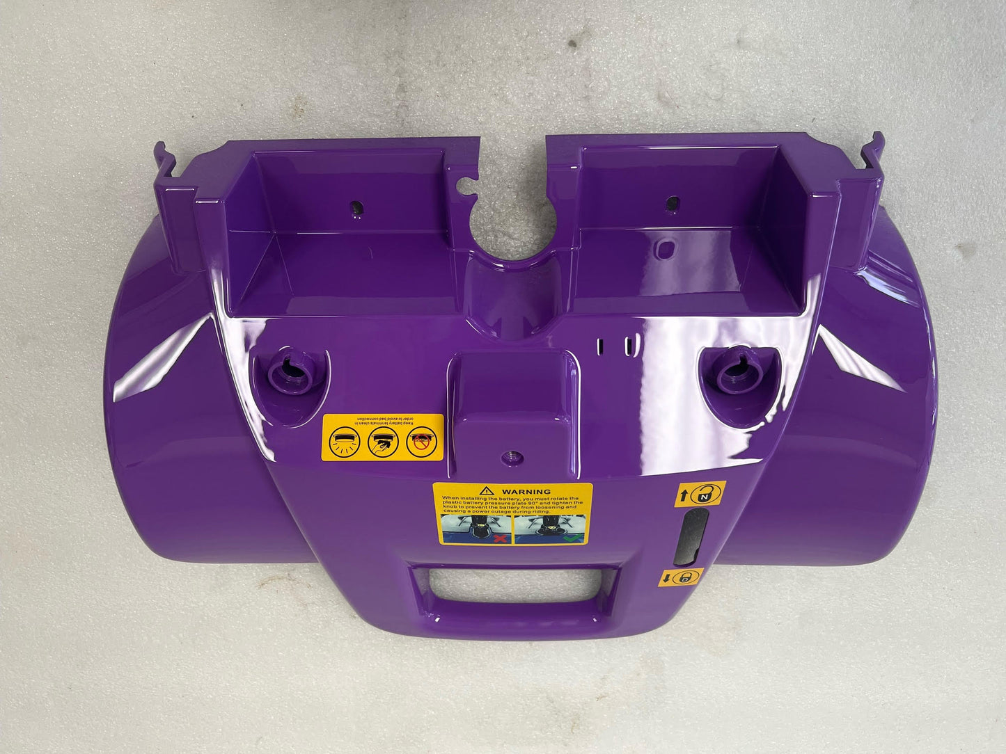 W3431 Mobility Scooter rear cover purple