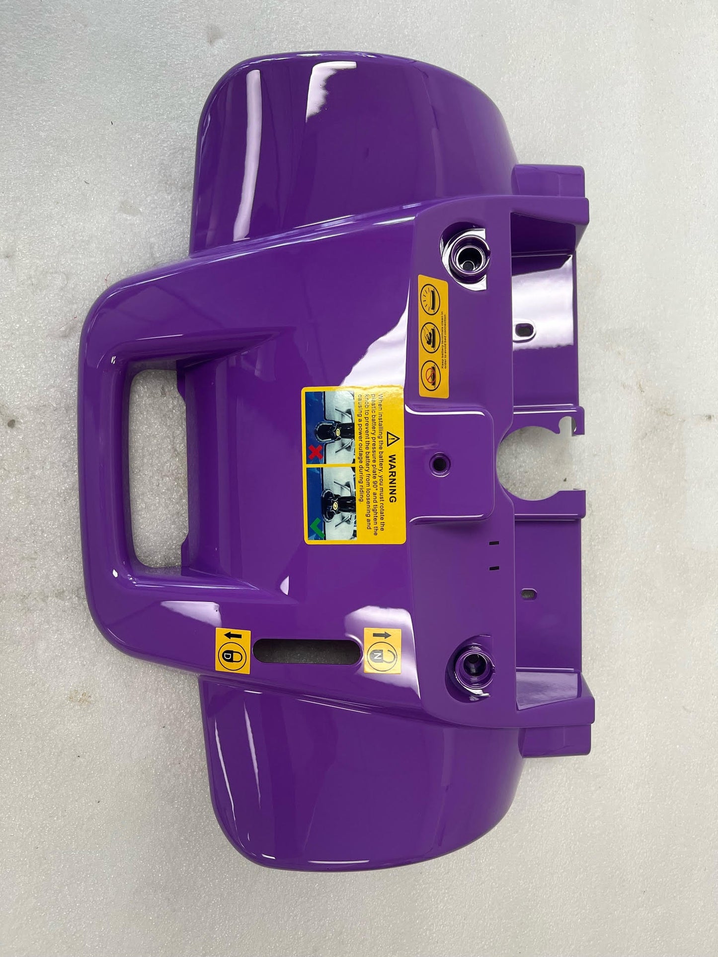 W3431 Mobility Scooter rear cover purple