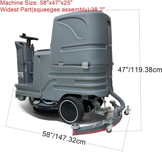 E-MOTOR X5 IS A RIDE ON FLOOR SCRUBBER MACHINE