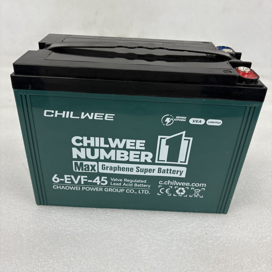 (One) EM25/SJ25 Floor Scrubber Machine Battery 12V 45AH Sealed Lead Acid Battery