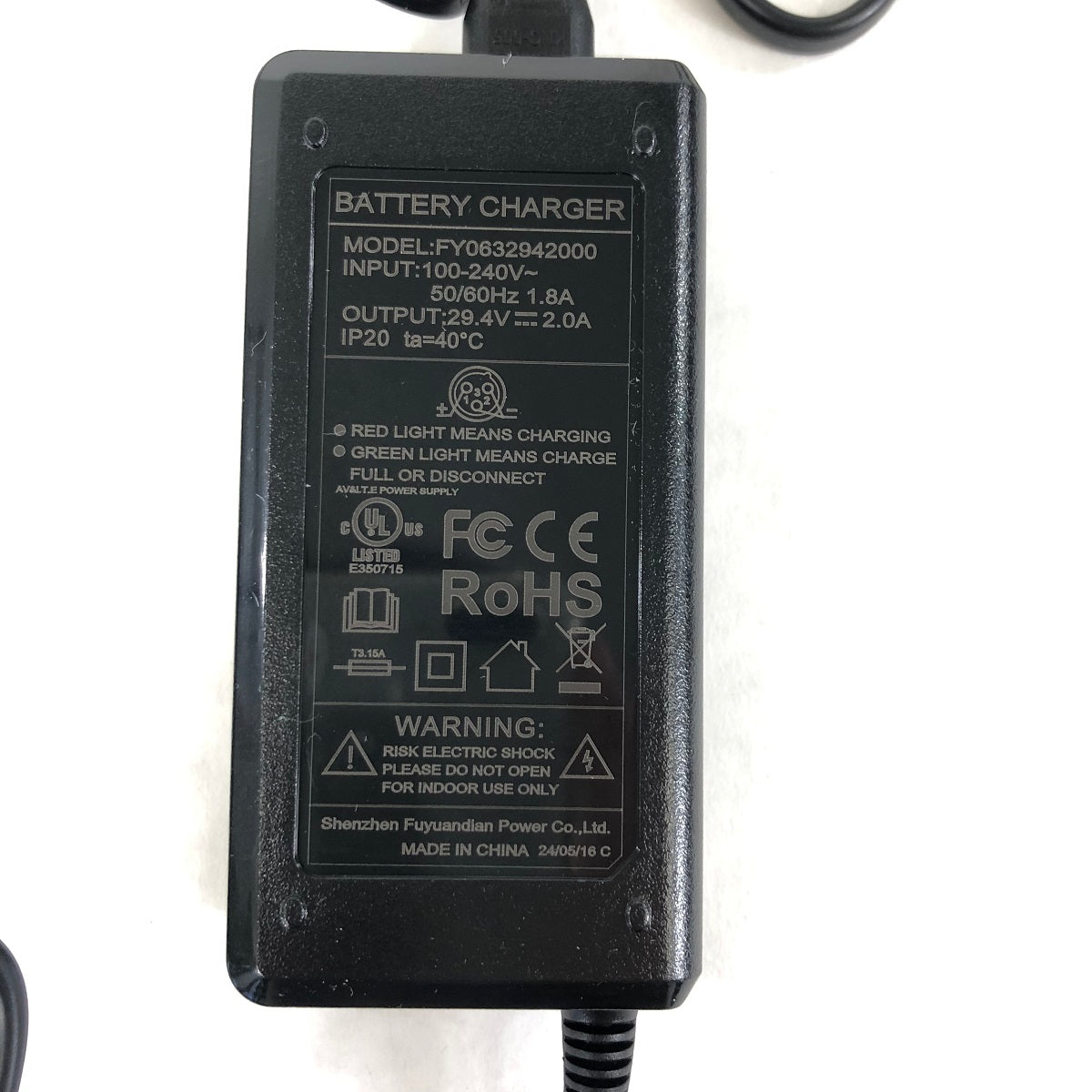 Lithium Battery Charger for KR8807B & KR8803 Electric Wheelchair, 24V