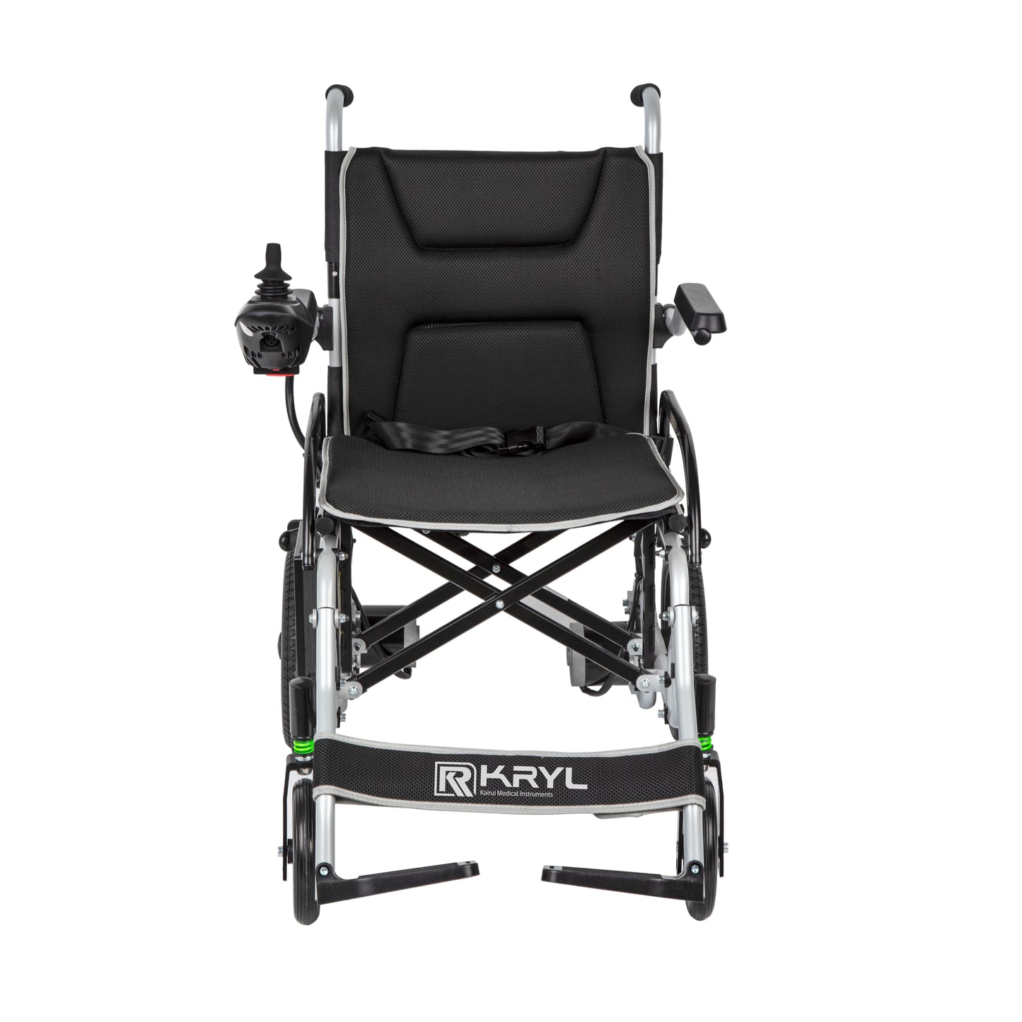 LIGHTWEIGHT 37.5 LBS FOLDABLE ELECTRIC WHEELCHAIRS MAX 265LBS, WITH DUAL MOTOR